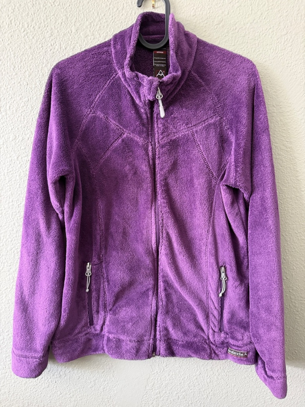 Avalanche Purple Full-Zip Microfleece Jacket
